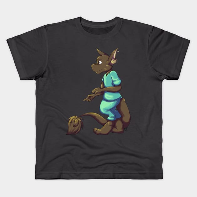 Anxiety Geedey Kids T-Shirt by radiochio